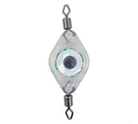 Yuanpgky Luz LED de señuelo de pesca para atraer peces, lámpara de flash subacuática impermeable con luz azul/verde/roja/colorida, compacta y ligera para mar y agua dulce (color)