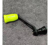 Yuanpgky Mango único de carbono con perilla para DAIWA Fuego, Salamandura, Prorex y para carretes de pesca LT, pieza de carrete de repuesto compatible con carretes, 12 colores (verde fluorescente)