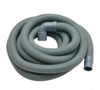 Yuanpgky Manguera de drenaje extralarga de 4 metros para lavadora y lavavajillas, tubo de extensión de material PP con codo de 22-23 mm y conexiones de salida de 20-21 mm,