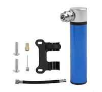 Yuanpgky Mini aire para baloncesto, inflador portátil de aleación de aluminio de alta presión de 120 PSI con aguja de bola y tubo de conversión, compacto para mecanizado CNC (azul)