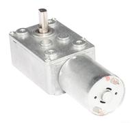 Yuanpgky Motor de engranaje sin fin de 12 V CC con alto par de 0,1 a 25 kg.cm para automatización industrial, motor de tornillo de bloqueo automático para puertas, mini cabrestantes, 0,6-200 RPM (9