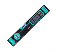 Yuanpgky Nivel de pantalla digital con base magnética y pantalla LED para construcción e ingeniería, medidor de ángulo electrónico ABS de 200/300/400/500 mm con precisión de ± 0,05° (400 mm)