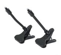 Yuanpgky Paquete de 2 soportes flexibles para cámara de bebé con soporte de abrazadera para HELLOBABY HB40/HB65/HB66, compatible con cunas, alféizares de ventanas y muebles (negro)