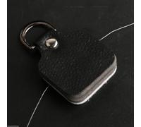 Yuanpgky Parche secador de pesca con mosca para moscas secas, limpiador de líneas de cuero y algodón con absorción de agua y eliminación de polvo, funda reutilizable para moscas, 4,7 x 5,7 cm