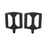 Yuanpgky Pedales de montaña para bicicleta y carretera con rodamientos DU, cuerpo ligero de plástico de nailon, eje de acero, rodamientos dobles sellados, diseño de banda de rodadura antideslizante