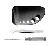 Yuanpgky Placa de prensado de metal para carretes ABU B3/P3/B4/P4/B5/P5/X4, componente de control de embrague de aleación de aluminio compatible con modelos, zurdos (negro)