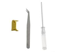 Yuanpgky Placa de prensado de metal para carretes ABU B3/P3/B4/P4/B5/P5/X4, componente de control de embrague de aleación de aluminio compatible con modelos, zurdos (amarillo)