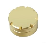 Yuanpgky Pomo de ajuste de carrete de pesca de aleación de aluminio para DAIWA Alphas para la serie Steez, carrete de baitcasting, esfera de afinación de freno mecánico, 16,3 x 8 mm, pieza de repuesto