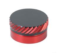 Yuanpgky Pomo de ajuste de carrete de pesca de aleación de aluminio para DAIWA y para la serie Abu, control mecánico de afinación fina, pieza de carrete de baitcasting, 16,5 x 16,5 x 8 mm, 1,6 g, rojo