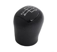 Yuanpgky Pomo de palanca de cambios de ABS para Twingo para Kangoo para Clio II MK2 Logan con reemplazo directo y diseño elegante en plata o negro (negro)