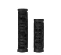 Yuanpgky Puños de goma para manillar de bicicleta para montaña y scooter, 22,2-25,4 mm de diámetro, material suave de alta elasticidad, par de agarre cómodo que absorbe los golpes (130/100 mm)