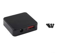 Yuanpgky Regulador de caja de conexiones solares, para paneles plegables, voltaje de entrada de 28 V, con múltiples opciones de salida, controlador de carga solar para carga de energía al aire libre