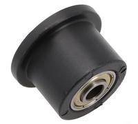 Yuanpgky Rodamiento de máquina de remo, accesorio de equipo de fitness para reemplazo de polea de máquina abdominal, negro, construcción de plástico + metal, diámetro exterior de 32,6 mm, 8 mm