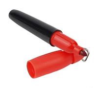 Yuanpgky Rotulador profesional con gancho para colgar para marcas de alineación, tinta aceitosa impermeable de secado rápido, diseño portátil ligero, marca de plástico de 90 x 12 mm (rojo y negro)