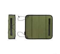Yuanpgky Senderismo plegable para camping, mochilero y uso al aire libre, impermeable para almohadilla de asiento de EVA con cubierta de nailon, 34 x 29 cm, ligero y portátil (verde)