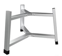 Yuanpgky Soporte de acero inoxidable para chimenea al aire libre, trípode de fogata con diseño de ventilación térmica, estabilidad de 3 patas, se adapta a hoyos de 15, 19.5 y 27 pulgadas, plateado (15