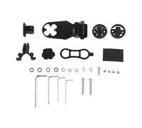 Yuanpgky Soporte de aluminio ajustable para bicicleta para computadoras y cámaras de acción, ángulo de giro de 135°, soporte de manillar que ahorra espacio, resistente a la intemperie para aleación