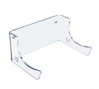 Yuanpgky Soporte de pared para monopatín para almacenamiento en cubierta, estante de exhibición acrílico reforzado con herrajes de acero inoxidable, soporte de montaje de efecto flotante para una sola