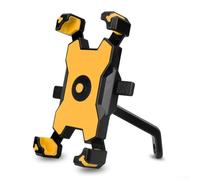 Yuanpgky Soporte para teléfono de motocicleta a prueba de golpes con rotación de 360 grados y funcionamiento manual, compatible con la mayoría de teléfonos inteligentes para ciclismo y equitación