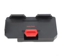 Yuanpgky Soporte para teléfono de navegación para motocicleta con carga inalámbrica de 15 W y puertos USB duales, ABS impermeable IPX6 + soporte de PC compatible con (logotipo rojo)