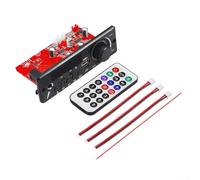 Yuanpgky Tablero de decodificación MP3 con doble salida de 80 W interfaz USB soporta función de micrófono de auriculares grabación de radio FM y control remoto para reproducción de audio