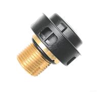 Yuanpgky Tapa de llenado de bloqueo para limpiador de vapor Karcher 4.580-760.0, kit de mantenimiento de válvula de alivio de seguridad de presión con cepillo de alambre para SC2.500 SC4 SC5 SC6