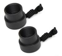 Yuanpgky Tapón antipolvo para regulador DIN de 1ª etapa, cubierta de válvula de tanque roscada compatible con accesorios de 200 barras y 300 bares, protector ABS resistente al agua salada con (2