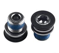 Yuanpgky Tornillos M15 para brazo de manivela de bicicleta para eje ISIS, paquete de 2 tornillos de acero con sello de plástico, compatibles con eBike y la mayoría de bielas (2 piezas)