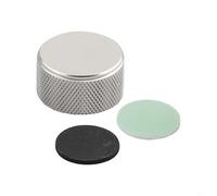 Yuanpgky Tuerca de perilla de freno de aleación de aluminio con junta para ABU para carrete de pesca de tambor C4 y Lei Qiang 5600, diámetro interior de 14 mm, rosca de 0,75 mm, diámetro exterior de