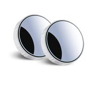 YUANQI 2 Espejos de Punto Ciego, Carcasa de Vidrio ABS HD, Espejo Retrovisor Convexo de Ángulo Amplio, Rotación de 360 Grados y Ventosa,para Skoda Octavia Limousine 3 (III) 5E I 2012-2020,White