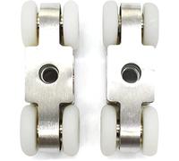 YUANQIAN Juego de 2 ruedas para puerta corredera (1029-2P-23mm)