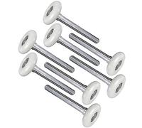 YUANQIAN Rodillos duraderos de nailon para puerta de garaje de 5 cm, 6200ZZ, 11 rodamientos de bolas de 4.8 pulgadas, vástago (juego de 8) (rollo de puerta de garaje de 120 mm, 8 unidades)