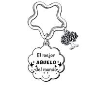 YUANSI Regalo Abuelo Navidad Llavero Cumpleaños Aniversario Original Personalizado (8)