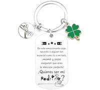 YUANSI Regalo Padrino Llavero¿Quieres Ser Mi Padrino? bautizo propuesta Regalo Original de Padrino Regalo Padrino Regalos Navidad Padrino Ideas Regalo Padrino Bautizo Regalos para Un Padrino (1)