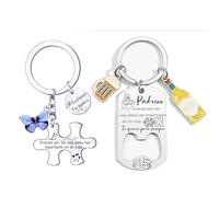 YUANSI Regalo para Madrina y Padrino Llavero Quiere Ser Mi Madrina y Padrino Llavero Quieres Gracias por Ser una Pieza Tan Importante Anuncio Embarazo Comunión (1)