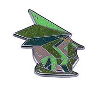YUANstore Broche verde Spyro Crystal Dragon Glitter Broche Pin Esmalte Metal Insignias Solapa Pin Broches Chaquetas Jeans Moda Accesorios