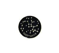 YUANstore Creativo 12 Constelación insignia estrella signo del zodiaco Horóscopo Leo Libra Virgo esmalte broche personalidad solapa mochila alfileres joyería