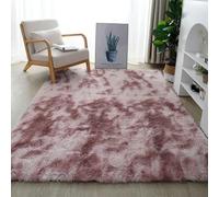 YUANWAN Alfombra Antideslizante 80 x 230 cm Lavable y Antideslizante Alfombras para Dormitorios Alfombras Salón Pelo Largo para Interiores Estar Habitación, Rosa Claro