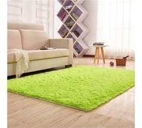 YUANWAN Alfombra Antideslizante Muy Suave 90 x 200 cm Lavable y Antideslizante Lavable Antideslizante Alfombra de Área Alfombra Salón para Salón Dormitorio y Zonas Interiores, Verde Tierno