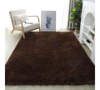 YUANWAN Alfombra Moderna 200 x 220 cm Lavable y Antideslizante Alfombras Cuadradas para Sala de Estar Alfombra Moderna para La Sala de Estar Salón O Dormitorio, Marrón