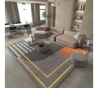 YUANWAN Alfombra Salón 110 x 130 cm Lavable y Antideslizante Shaggy Alfombras Dormitorio Modernas Alfombra Dormitorio para Decoración de Dormitorio, 6