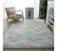 YUANWAN Alfombras de Área 90 x 140 cm Lavable y Antideslizante Tapete Antideslizante Comedor Alfombra Grande para Interiores Estar Habitación, Multicolor