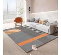 YUANWAN Antideslizante Alfombra 200 x 240 cm Lavable Suave Pila Corta Alfombra Antideslizante Muy Suave Alfombras de Pelo Corto para Salón Dormitorio, 12