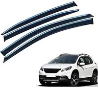 YUANXJUN Deflectores de Viento para Peugeot 2008 2014-2019, Derivabrisas de Lluvia, Deflectores de Aire Cortavientos