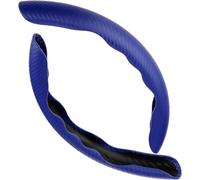 YUANXJUN Funda para volante de coche para Audi A1 A2 A3 A4 A5 A6 A6E-TRON A7 A8 AICON Cabriolet COUPE, antideslizante, transpirable, deportiva, accesorios interiores.