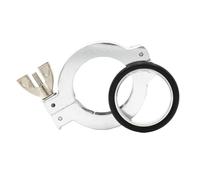 YUANYAO 1 Pieza KF10 KF16 KF25 KF40 KF50 NW Brida de Aluminio Abrazadera rápida de vacío Accesorio de tubería con Soporte 304 Junta tórica FKM(Suit,KF25)