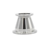 YUANYAO Adaptador de Brida for Accesorios de tubería de vacío con Reductor de Triple Abrazadera KF16/25/40/50, Acero Inoxidable 304, Sanitario, KF25-40, KF25-50, KF16-25(KF25-KF40)