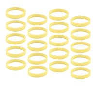 Yuanyifenglin 20 pulseras de silicona que brillan en la oscuridad, pulseras luminosas para niños, adultos, perfectas para eventos nocturnos, fiestas, deportes, talla única, Silicona, No es una piedra