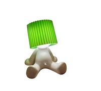 YUANYIYS Shy Boy - Lámpara de mesa creativa LED para dormitorio, decoración del hogar (verde-A)