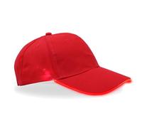 YUANYUYING Gorra con luz LED, sombrero de festival, traje de fiesta, gorra de béisbol unisex ajustable para escenario de club de festival (Rojo)